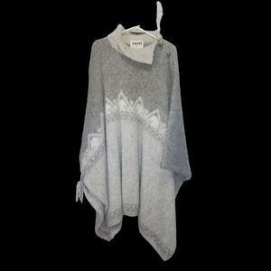 Tundra wool poncho